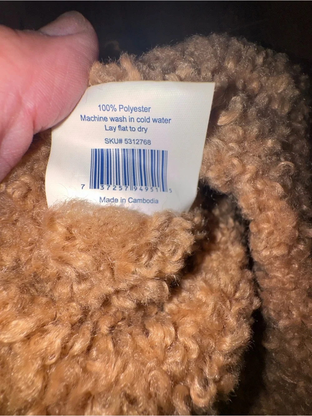 Top Paw Teddy Bear Sherpa Dog Hoodie XS | Brown Fleece Pet Costume Sweater